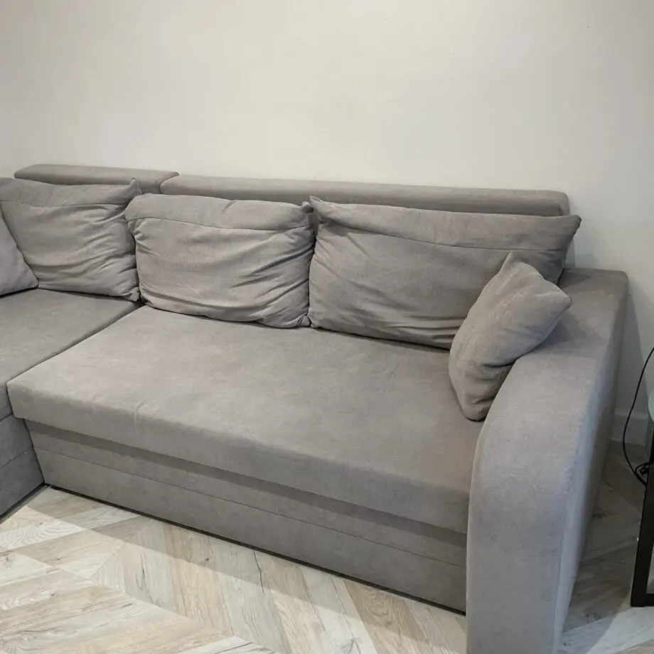 Grey sofa bed