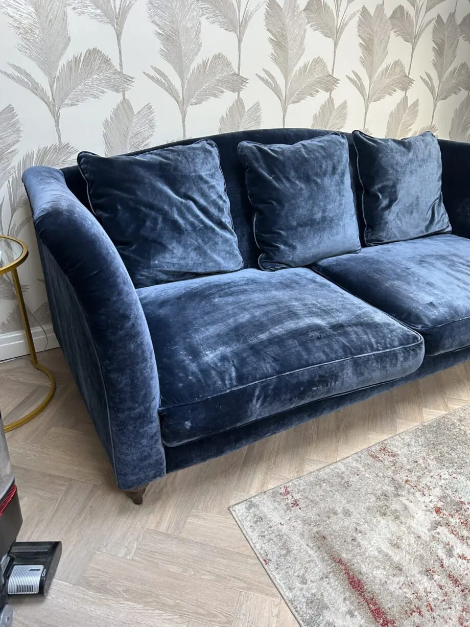 Housing units 3 seater fabric sofa