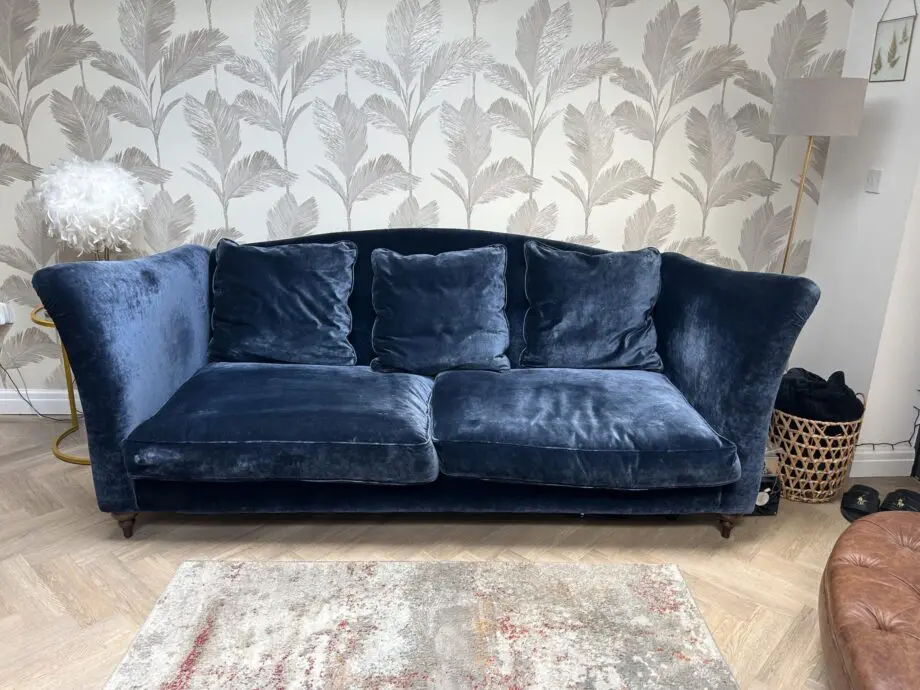 Housing units 3 seater fabric sofa