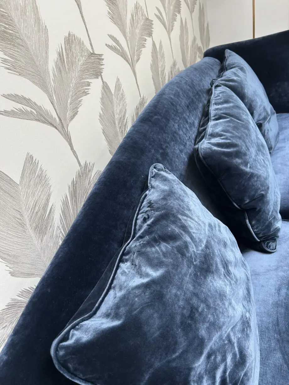 Housing units 3 seater fabric sofa