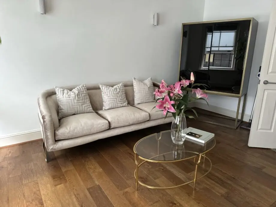 Jonathan Adler Bacharach Sofa - Como Champagne