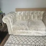 Chesterfield soft velvet 2 seater from next