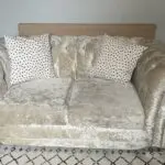 Chesterfield soft velvet 2 seater from next