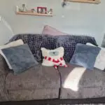 DFS Electric Reclining 3 Seater Sofa - Grey