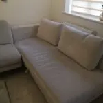 Natuzzi PATTO corner Sofa light grey