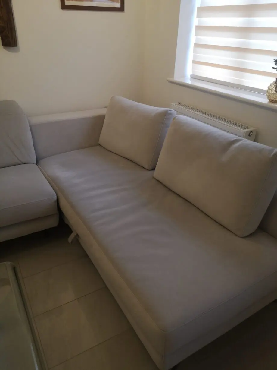 Natuzzi PATTO corner Sofa light grey