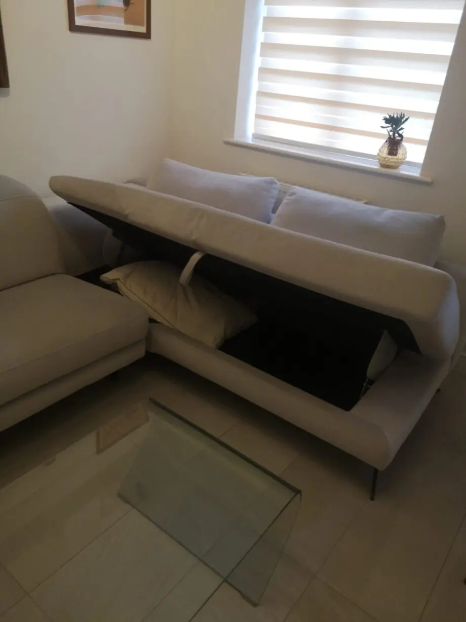 Natuzzi PATTO corner Sofa light grey