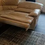 Harvey's Cream Leather Corner Sofa