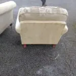 Tradional beige 3 seater sofa and 2 chairs
