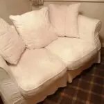 DFS 2 seater white sofa