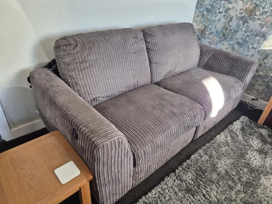 DFS Electric Reclining 3 Seater Sofa - Grey