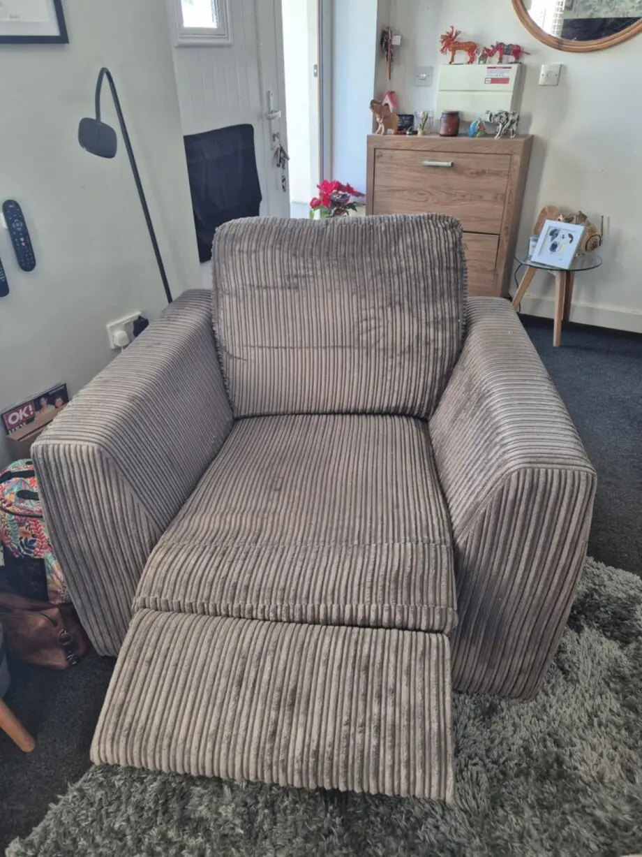 DFS Electric Reclining Chair - Grey