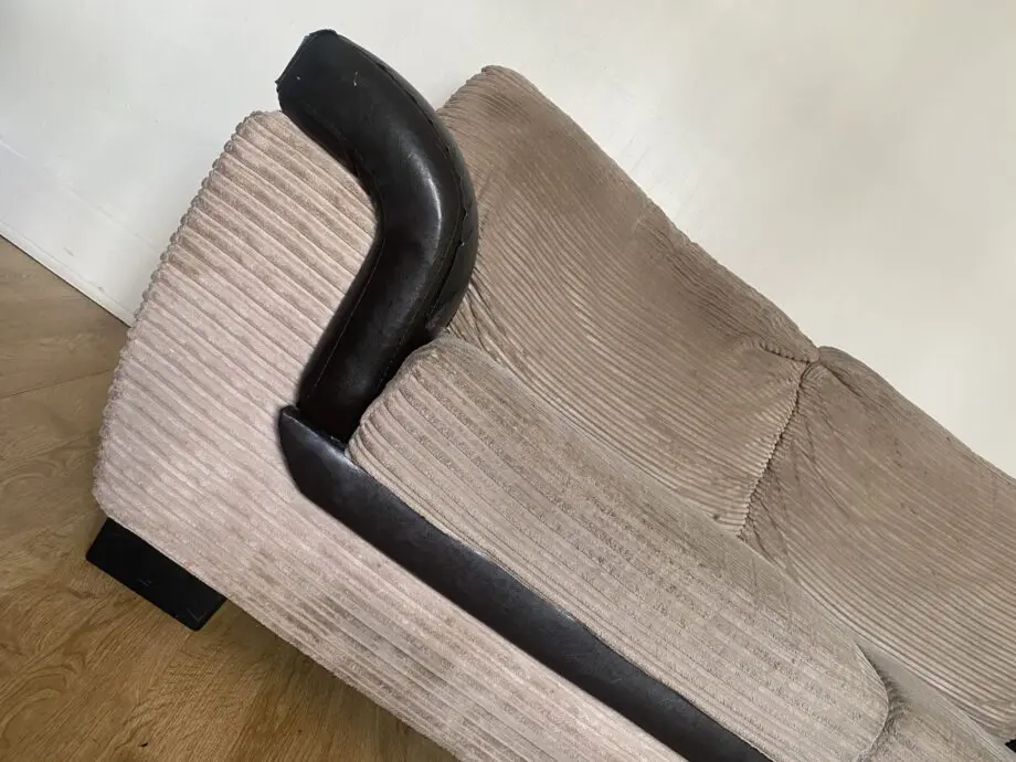 Two brown/beige sofa sets.