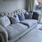 Joules Dove Grey sofa