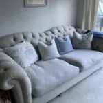 Joules Dove Grey sofa
