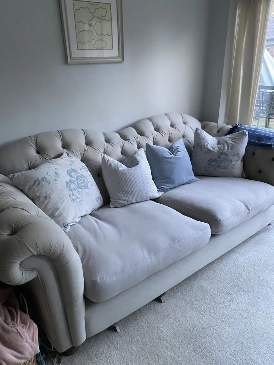 Joules Dove Grey sofa
