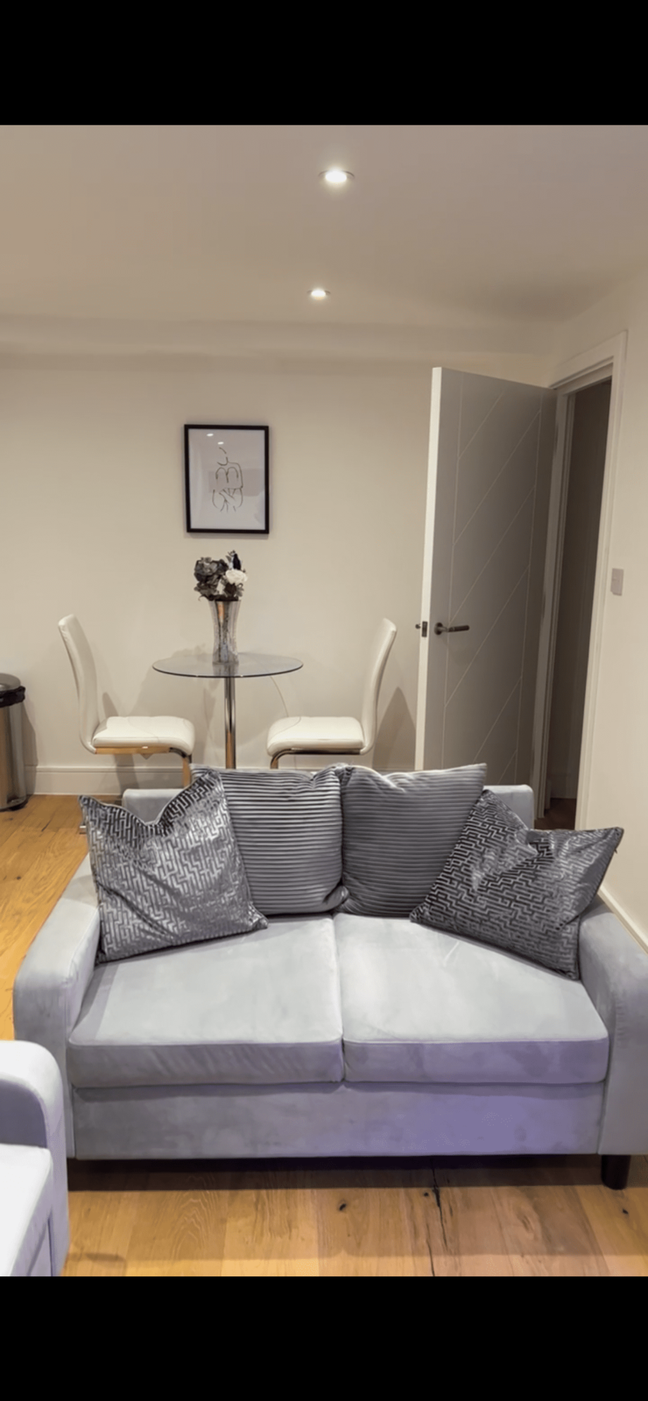Grey sofa