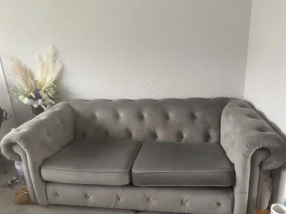Belair Grey Velvet