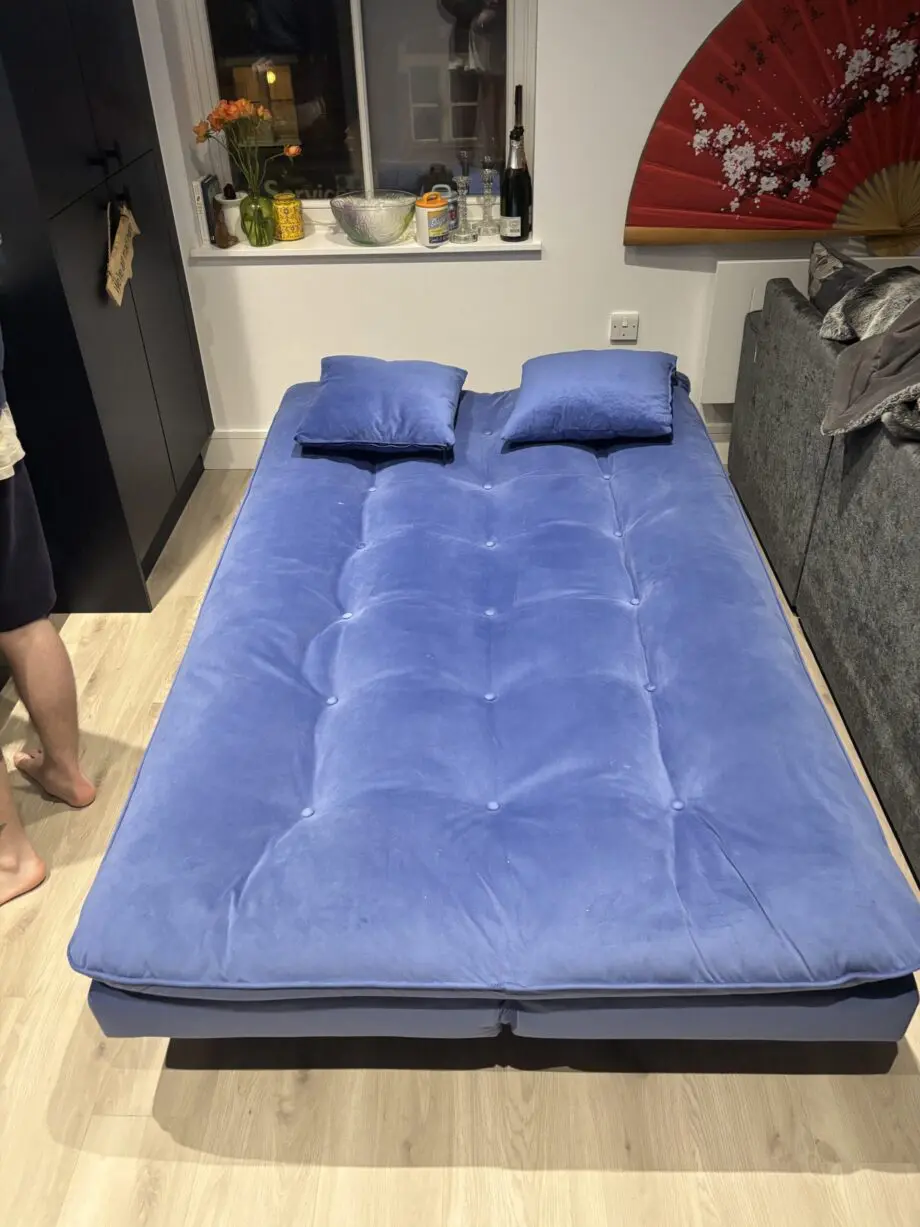 Debenhams Blue sofa bed