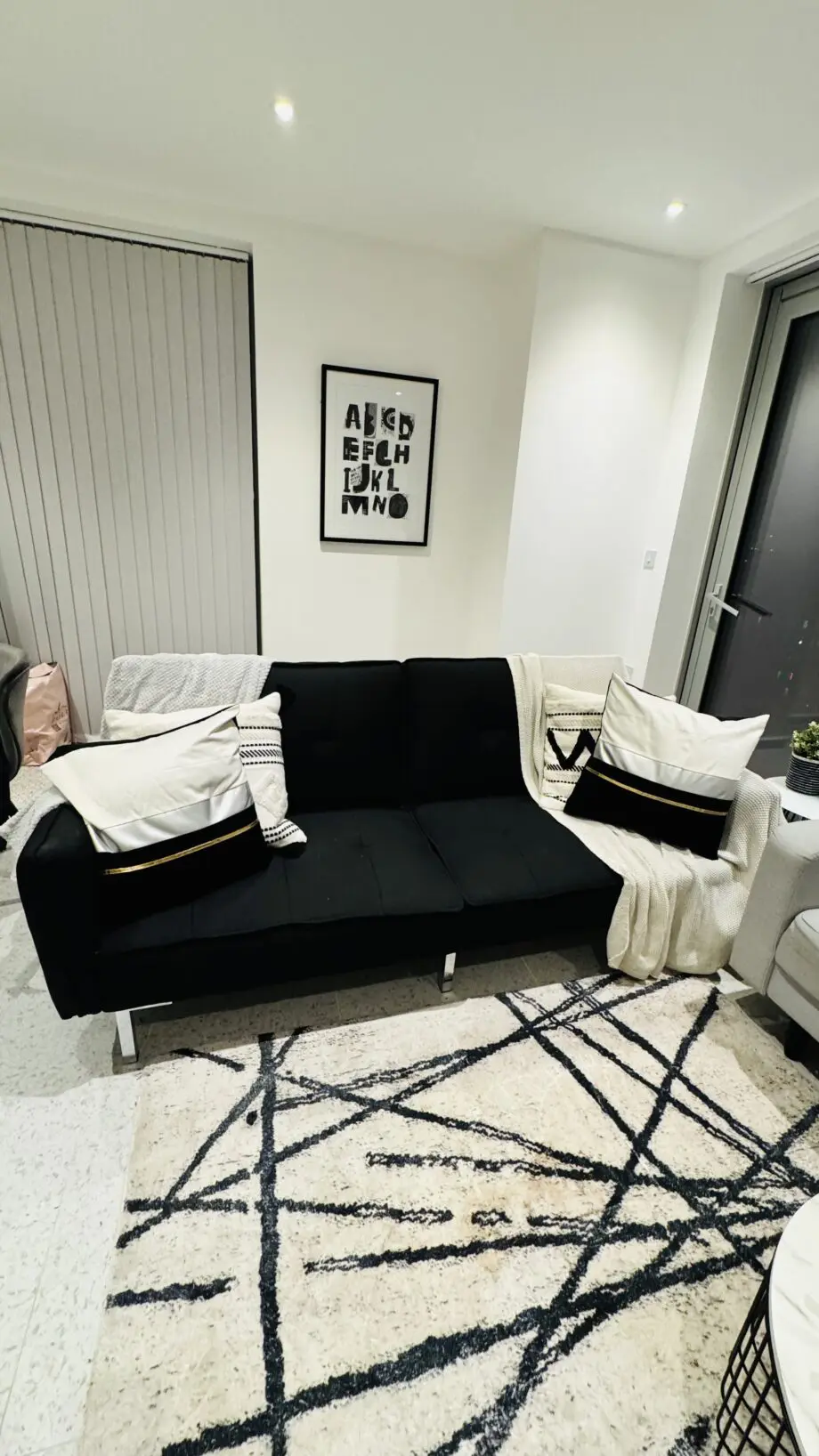 Wayfair Sofa Bed - Black - Almost New