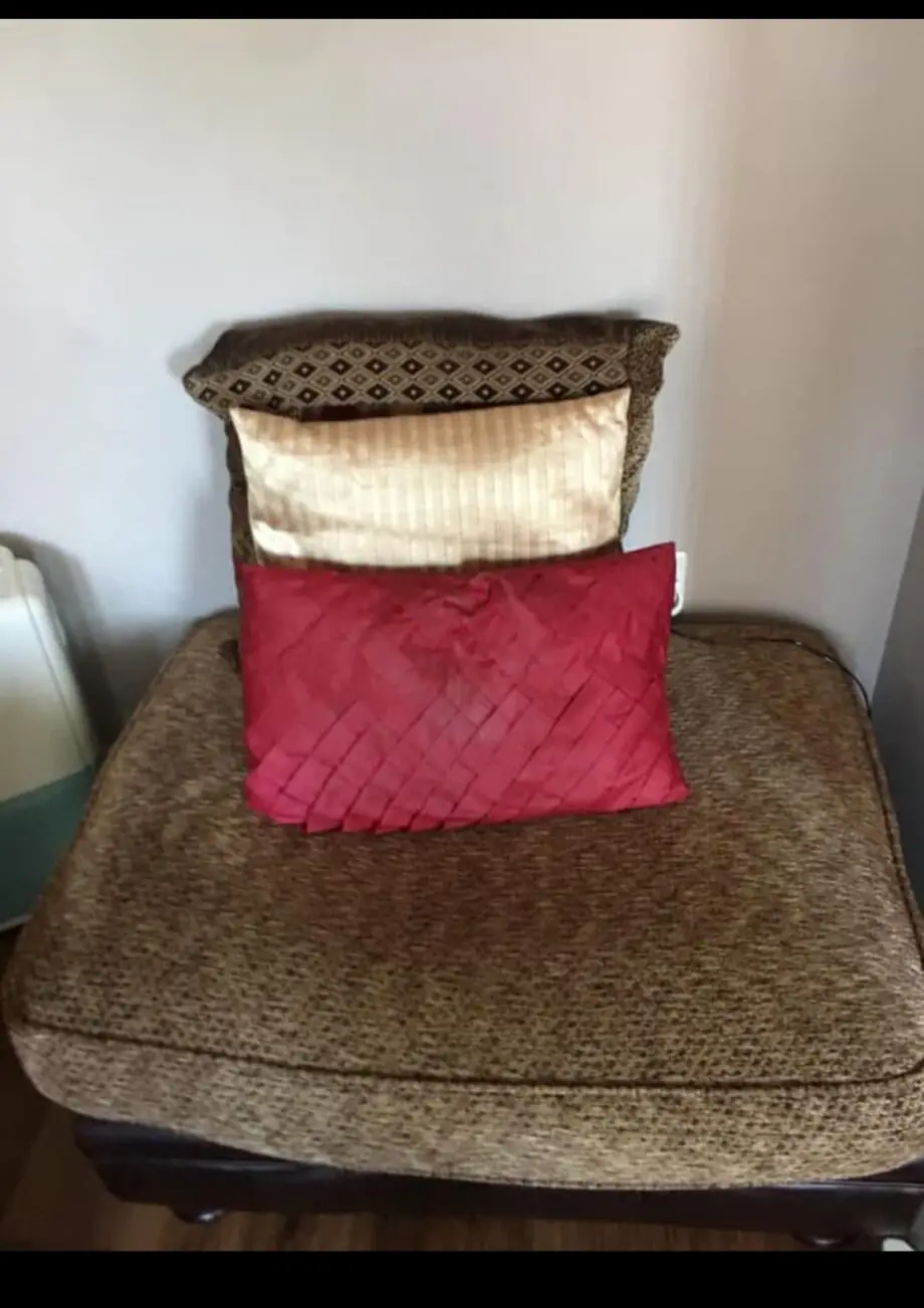 DFS 3 seater sofa with stool