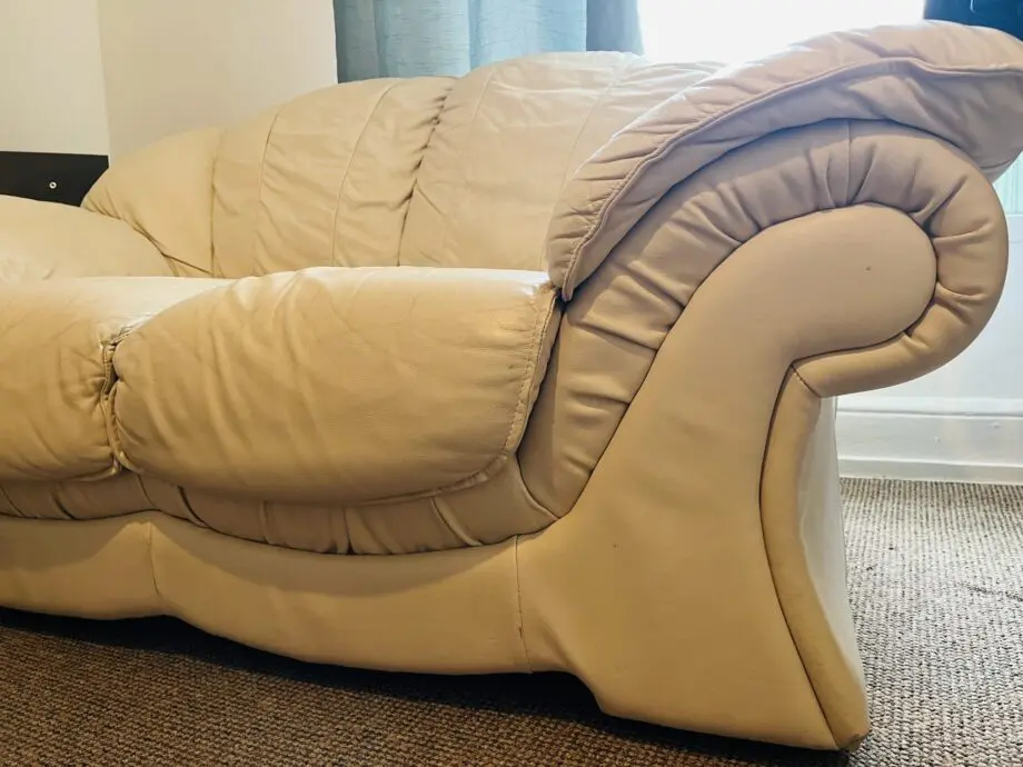 Leather sofa