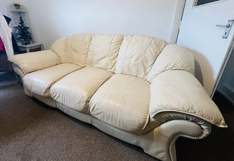 Leather sofa