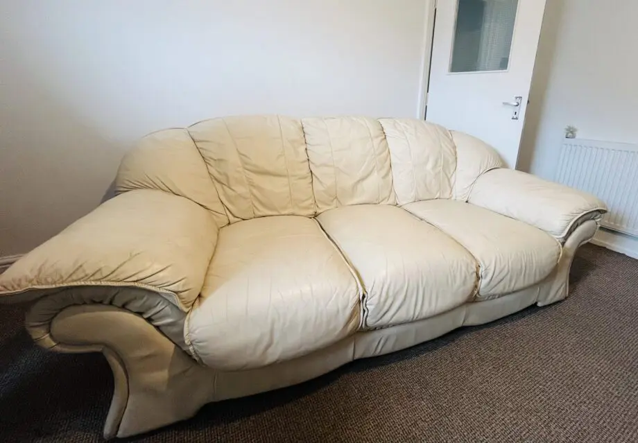 Leather sofa
