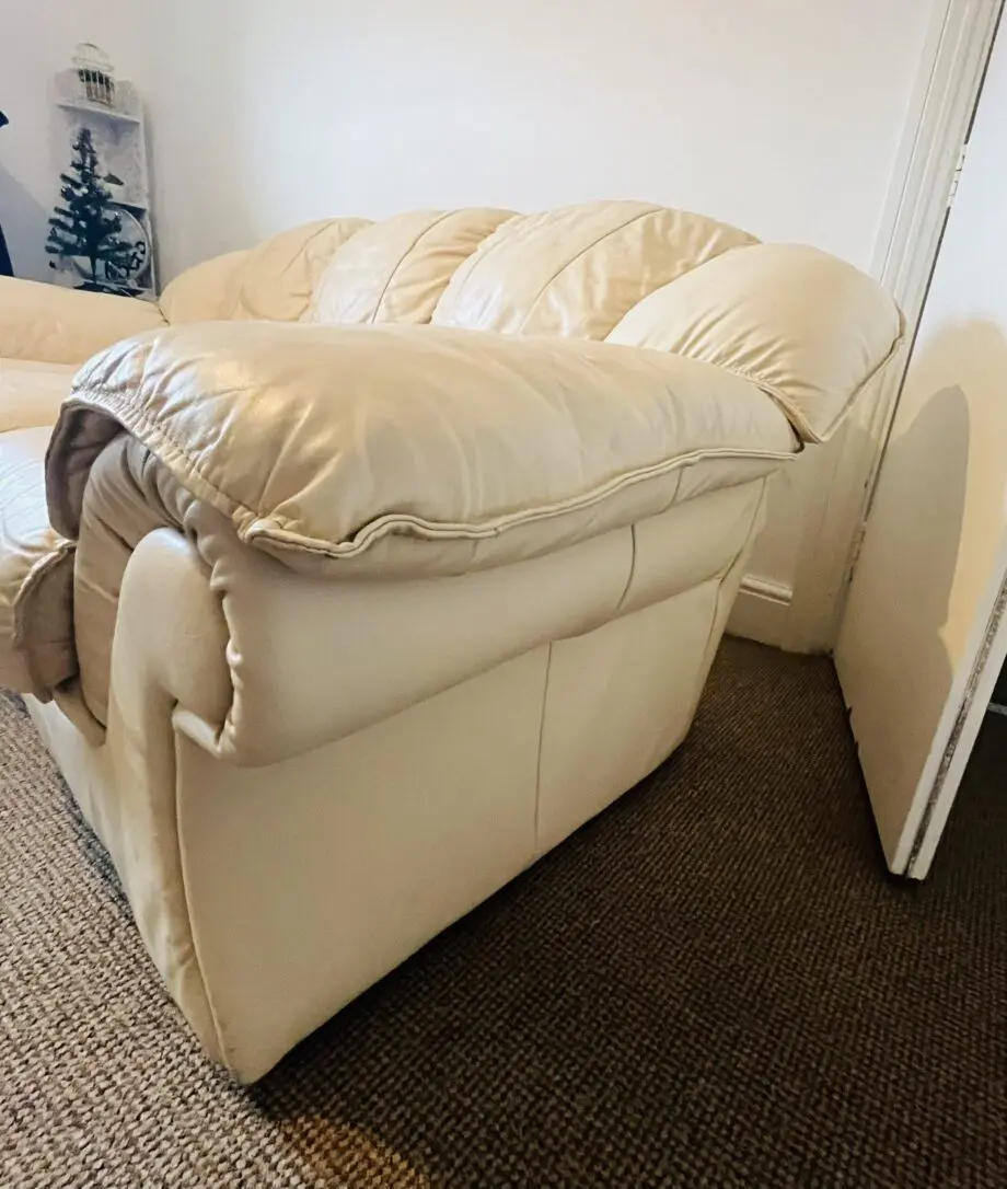 Leather sofa