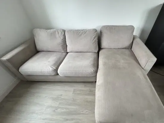 Esprit Fabric Corner Chaise with Storage