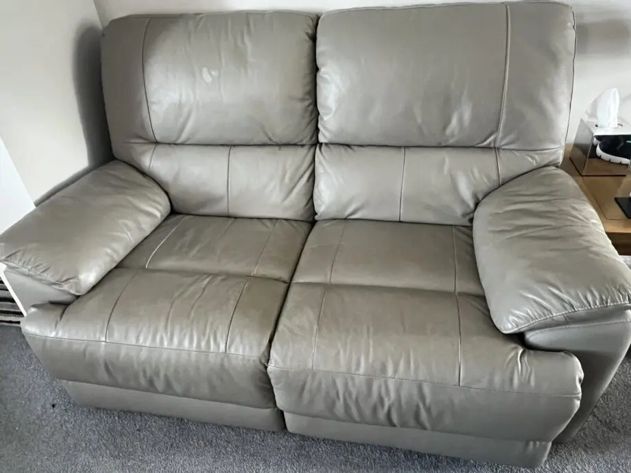 Mink soft leather , 2 seater recliner