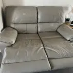 Mink soft leather , 2 seater recliner