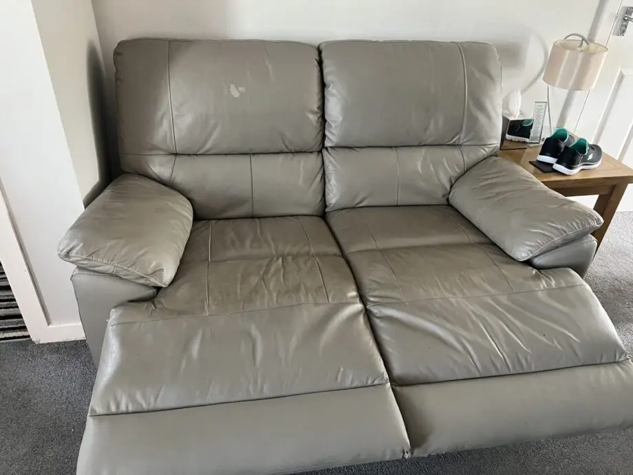 Mink soft leather , 2 seater recliner