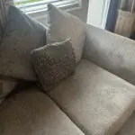 Lawrie silver grey corner sofa