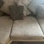 Lawrie silver grey corner sofa