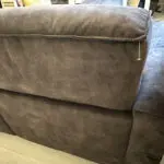 Sofology Dakota 3 Seater With Left Hand Facing Chaise Dark Grey Charcoal and a Storage Footstool
