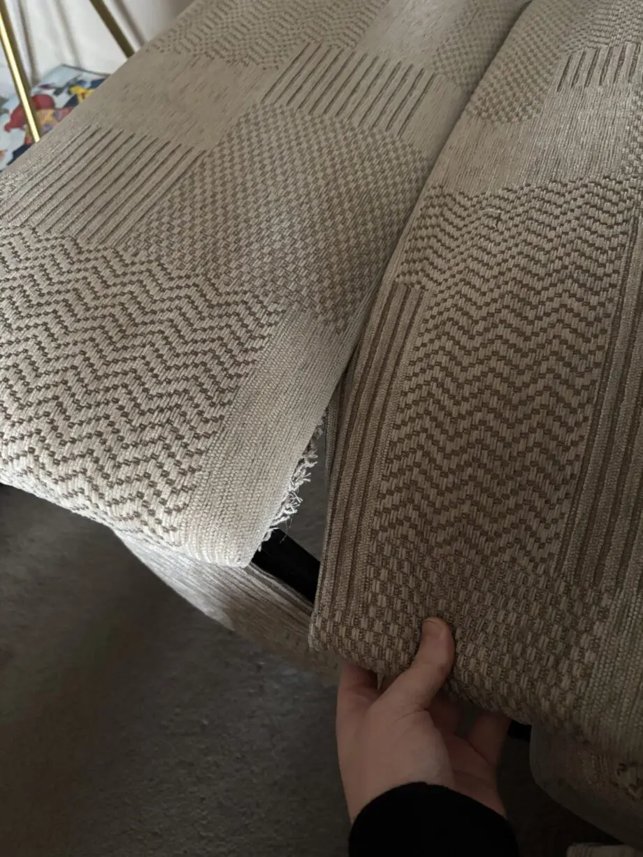 Beige electric recliner sofa set
