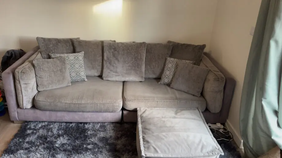 DFS 4 seater sofa in grey