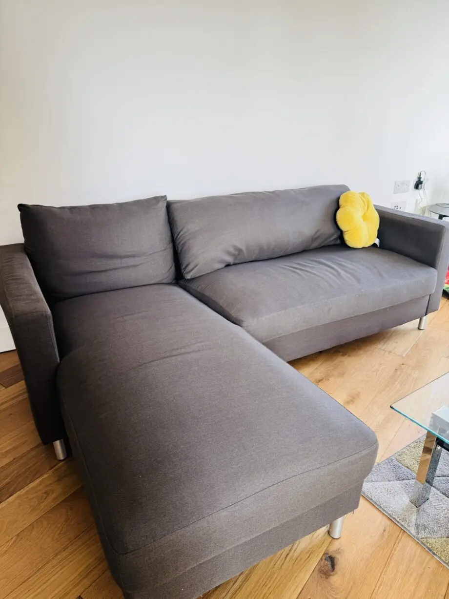 IKEA 3-seater, L-shaped Sofa in Grey