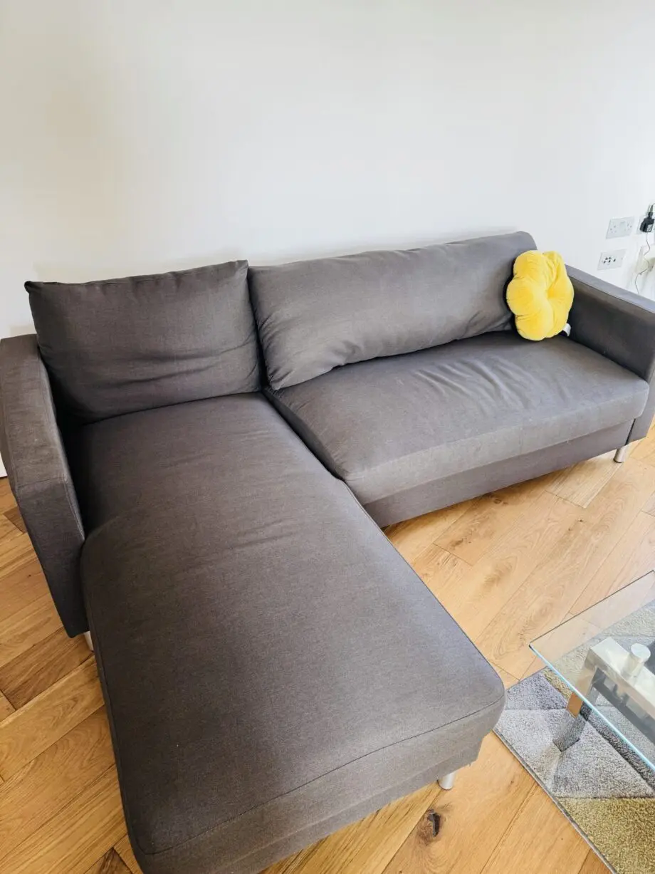 IKEA 3-seater, L-shaped Sofa in Grey