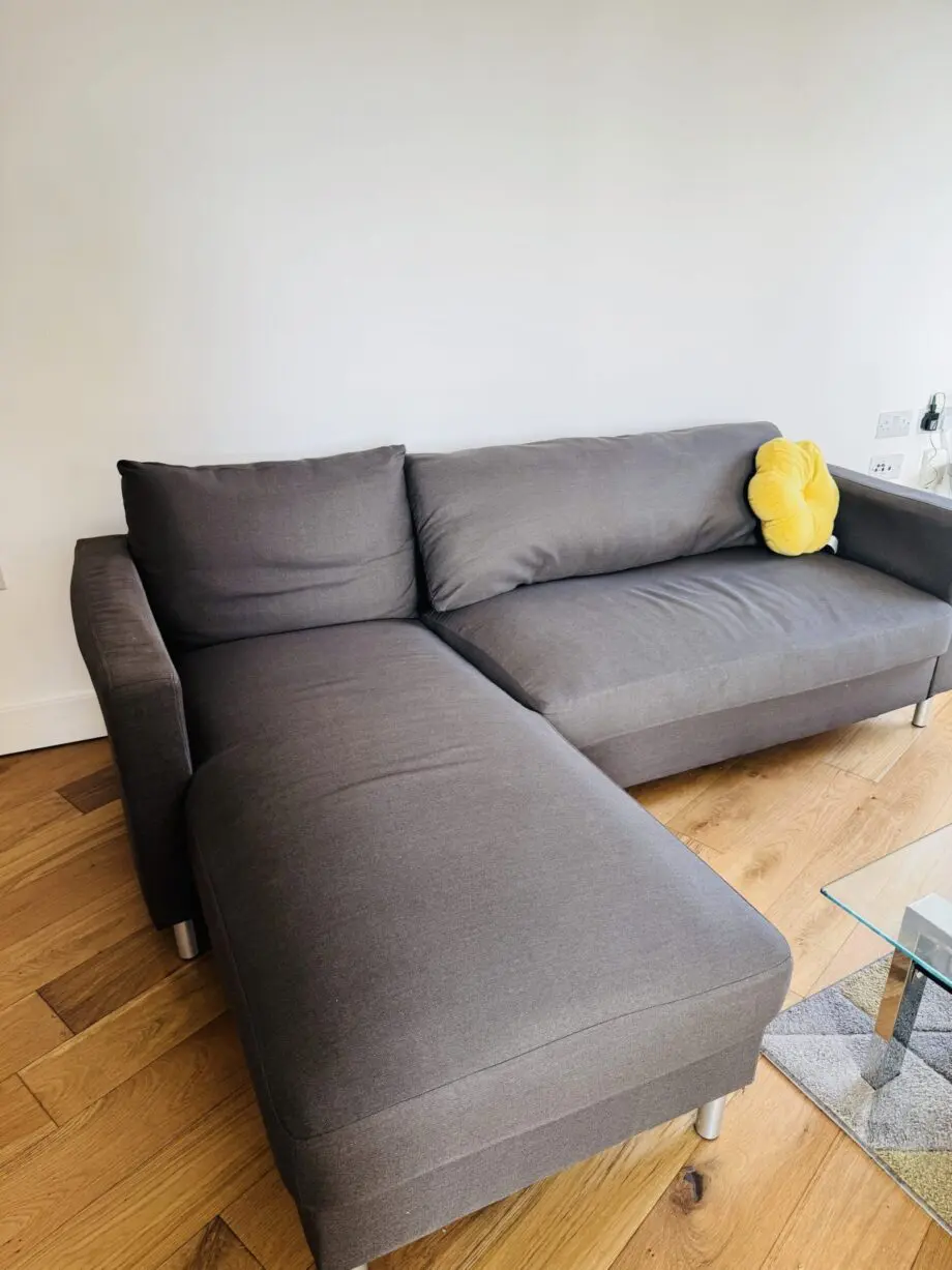 IKEA 3-seater, L-shaped Sofa in Grey