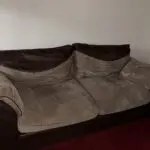 Brown sofa & 2 armchairs