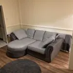 Grey 2 Seater Corner Sofa