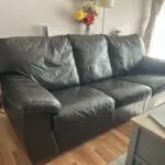 DFS Pavilion 3 seater Sofa bed in Dark Brown