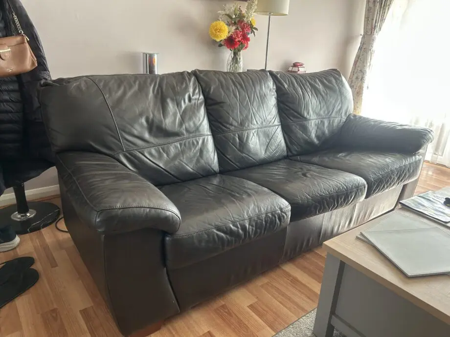 DFS Pavilion 3 seater Sofa bed in Dark Brown