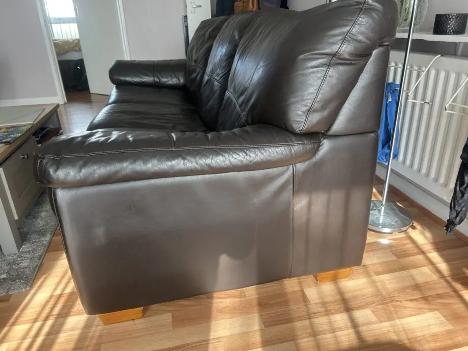 DFS Pavilion 3 seater Sofa bed in Dark Brown