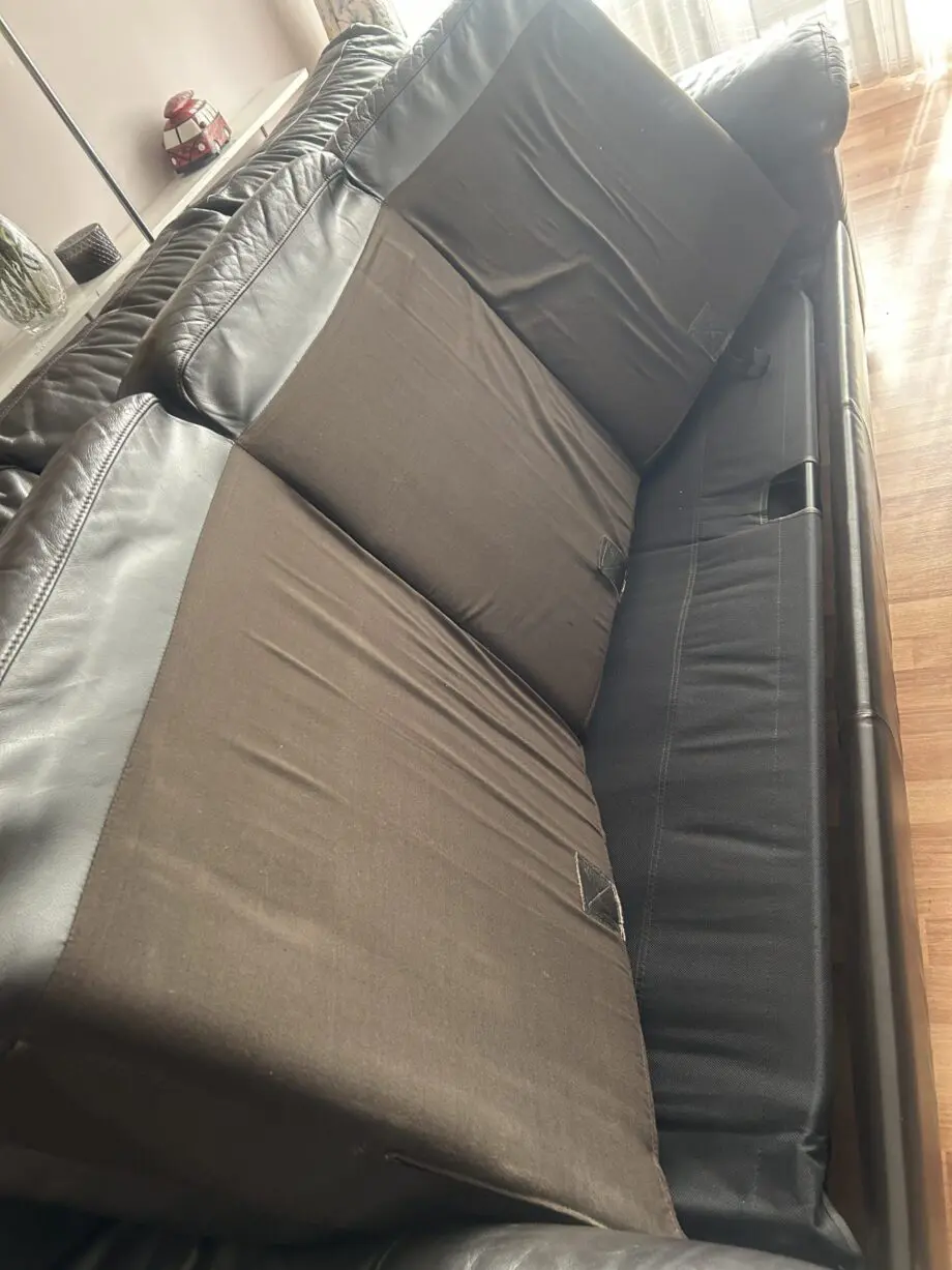 DFS Pavilion 3 seater Sofa bed in Dark Brown
