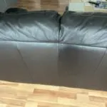 DFS Pavillion Dark Brown 2 seater leather sofa