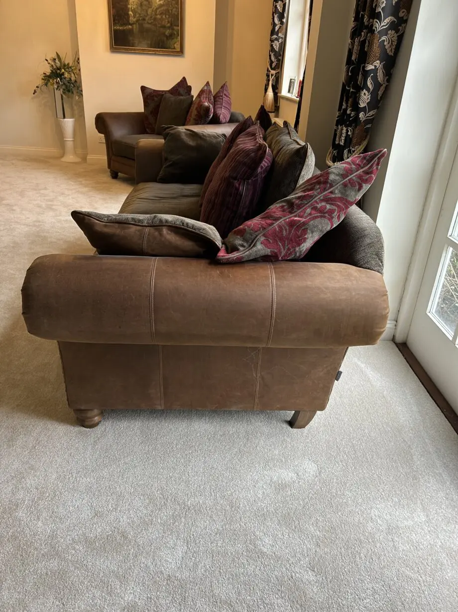 Lee Longlands large two seater, snuggler and foot stool.