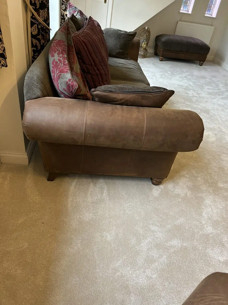 Lee Longlands large two seater, snuggler and foot stool.